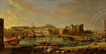 The Port at Naples , 1711 von Gaspar van Wittel