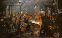 The Iron-Rolling Mill , 1875 by Adolph Friedrich Erdmann von Menzel