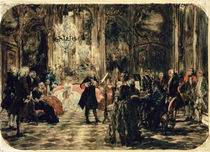 Sketch for The Flute Concert von Adolph Friedrich Erdmann von Menzel