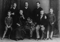 Wilhelm Liebknecht and his family von German Photographer