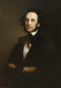 Felix Mendelssohn by Eduard Magnus