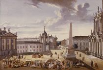 View of the Town Hall, 1772 von Carl Christian Baron