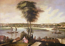 View of the Sanssouci park from Brauhausberg von Johann Friedrich Meyer