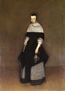 Female portrait by Gerard ter Borch or Terborch