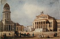 The Royal Theatre and the New Church by German School