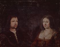 Ferdinand II of Aragon and Isabella I of Castile von Spanish School