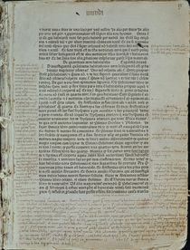 Folio from Pierre d'Ailly's 'Imago Mundi' by Spanish School