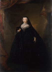 Empress Elizabeth in Black Domino von Georg Christoph Grooth