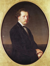 Portrait of N.G. Rubinstein by Vasili Grigorevich Perov