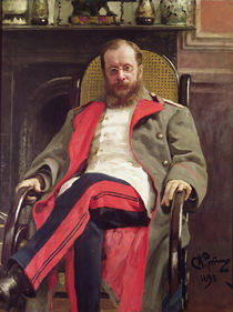 Portrait of Cesar Cui, 1890 by Ilya Efimovich Repin