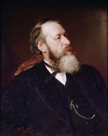 Portrait of V.V. Slasows, 1873 von Ilya Efimovich Repin