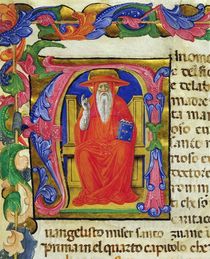 St. Jerome, from a Mariegola of the lay guild of St. Jeroma von Italian School