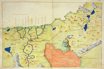 The Middle East, from an Atlas of the World in 33 Maps by Battista Agnese