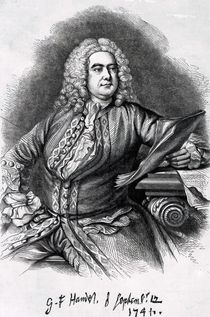 George Frederick Handel, 1749 von Thomas Hudson