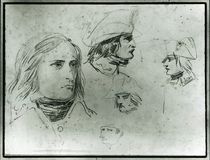 Sketches of Napoleon Bonaparte by Jacques Louis David