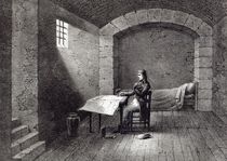 Brigadier-General Bonaparte in prison in the Fort Carre in Nice von French School