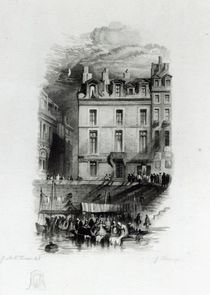Napoleon's Lodgings on the Quai Conti von Joseph Mallord William Turner