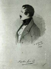 Portrait of Napoleon III as a young man von Alfred d' Orsay
