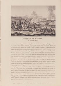 The Battle of Wagram on 6th July 1809 by French School