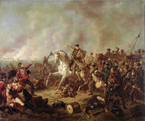 The Battle of Waterloo by Friedrich Kaiser