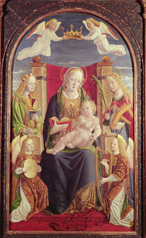 Madonna and Child with Angel Musicians by Lombard School