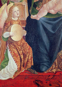Madonna and Child with Angel Musicians by Lombard School