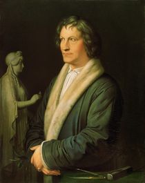 Portrait of the sculptor Bertel Thorvaldsen by Karl Joseph Begas