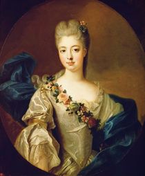 Portrait of Charlotte Aglae of Orleans by Pierre Gobert