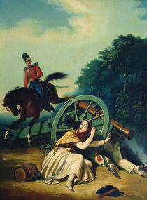 Scene from the 1812 Franco-Russian War by Charles de Hampeln