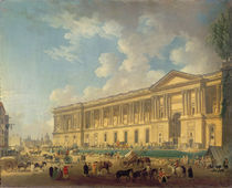 The Colonnade of the Louvre. c.1770 von Pierre Antoine Demachy
