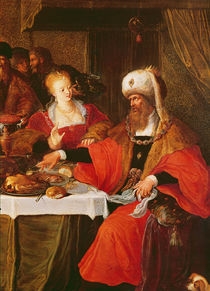 Herod and Herodias at the Feast of Herod by Frans the Elder Francken
