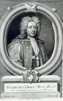 William Croft, engraved by George Vertue by Thomas Murray