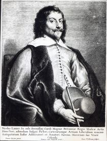 Nicholas Lanier, engraved by Lucas Vostermans by Jan the Elder Lievens