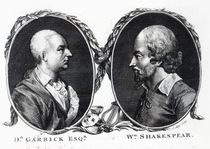 David Garrick and Shakespeare by English School
