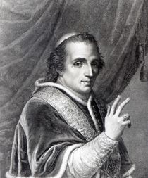Pope Pius VII, engraved by Rafaello Morghen von Italian School