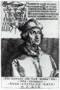 Albrecht of Brandenburg, 1519 by Albrecht Dürer