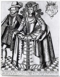 Robert Carr, Earl of Somerset and his wife Frances Howard by English School
