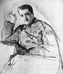 Serge Diaghilev, 1904 by Valentin Aleksandrovich Serov