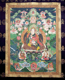 Tanka of Padmasambhava, c.749 AD von Tibetan School