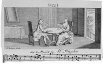 Illustration to Sheet Music by Joseph Haydn von English School