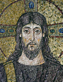The face of Christ by Byzantine School