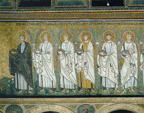 Group of saints and martyrs by Byzantine School