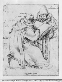 Two Rabbis von Pieter the Elder Bruegel