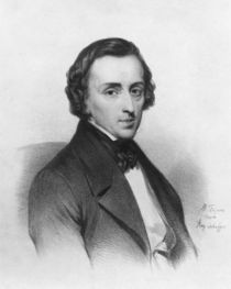 Frederic Chopin, after Ary Scheffer von Maximilian Fajans