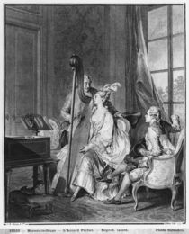 The perfect chord, engraved by Isidore Stanislas Helman 1777 von Jean Michel the Younger Moreau