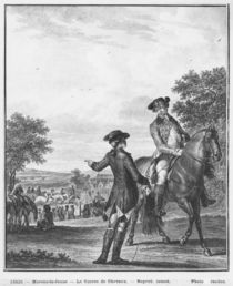 The horse race, engraved by Heinrich Guttenberg c.1777 von Jean Michel the Younger Moreau