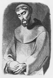 Abelard as monk at Saint-Gildas-de-Rhuys by Jean Francois Gigoux