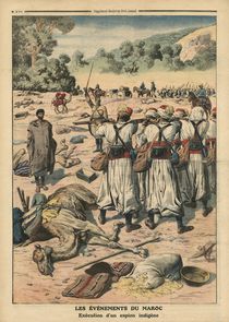 Execution of a Moroccan spy von French School