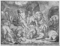 Daniel in the lions' den von Peter Paul Rubens