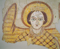 Crowned archangel with spread wings von Coptic
